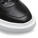Mezlan Apron Leather Sneakers Black (A20208)