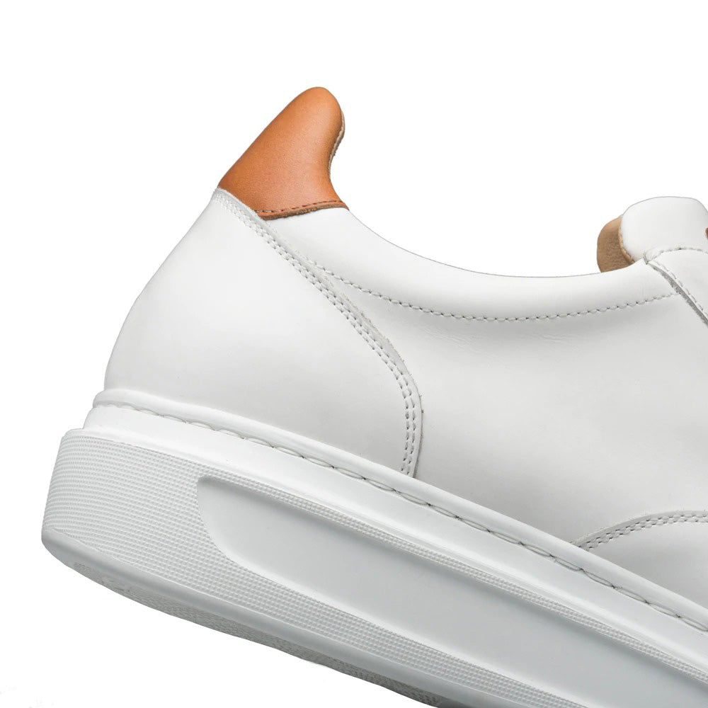 Mezlan Apron Leather Sneakers White