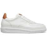 Mezlan Apron Leather Sneakers White