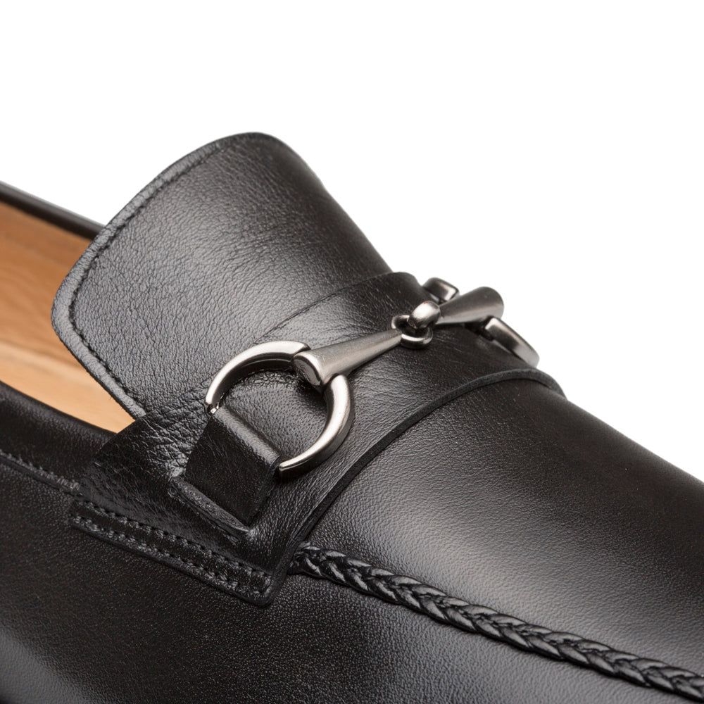 Mezlan Apron Ornament Loafers Black (R20268)