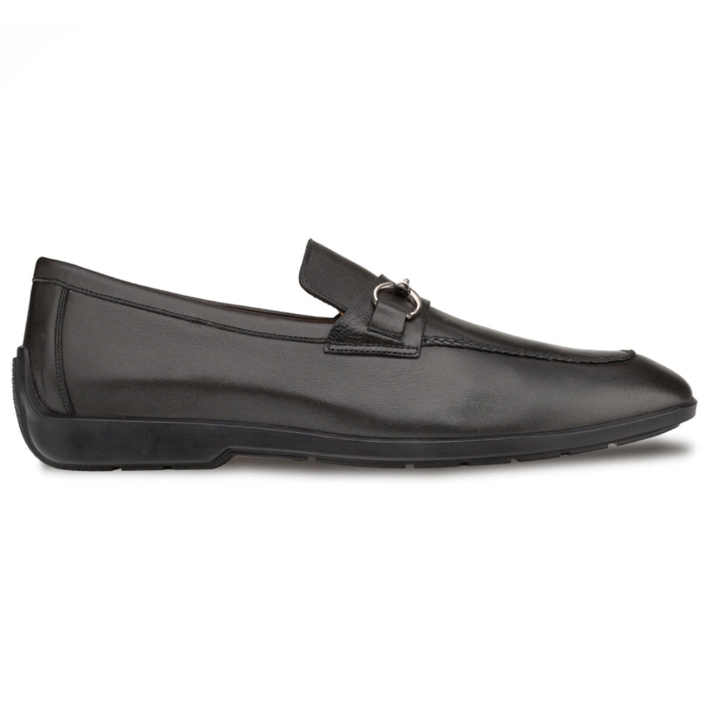Mezlan Apron Ornament Loafers Black