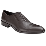 Mezlan Arcos Tumbled Calfskin Cap Toe Shoes Brown