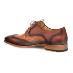 Mezlan Argento Wing Tip Blucher Cognac/Honey