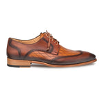 Mezlan Argento Wing Tip Blucher Cognac/Honey