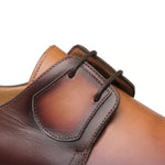 Mezlan Artisan Patina Derby Rust