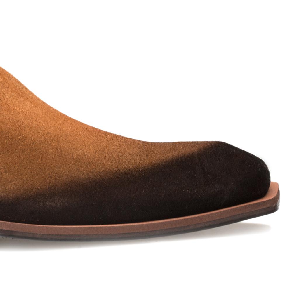 Mezlan Asymmetric Suede Boots Sport