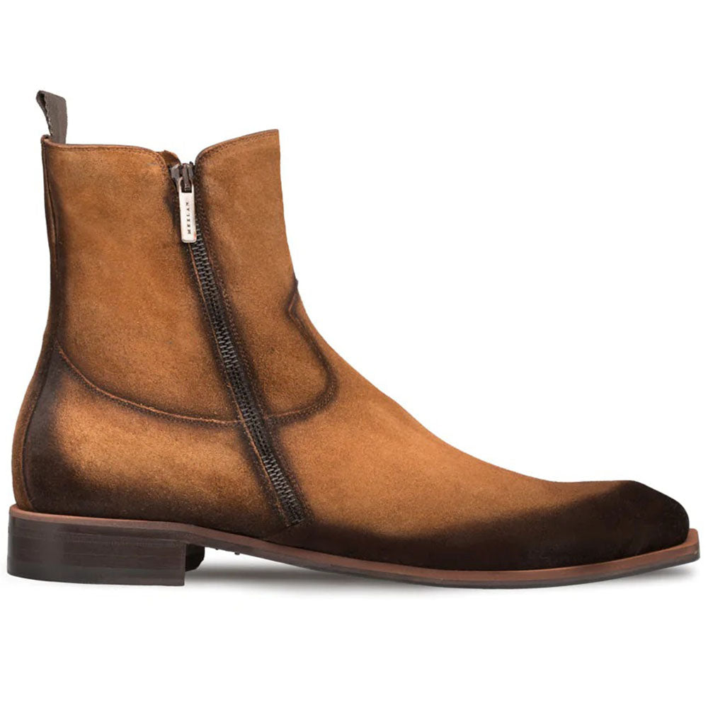 Mezlan Asymmetric Suede Boots Sport