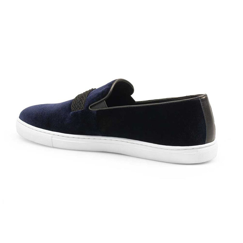 Mezlan Azure Slip On Sneakers Navy