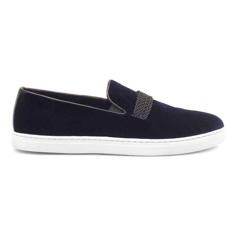 Mezlan Azure Slip On Sneakers Navy