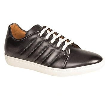 Mezlan Balboa Soft Calfskin Sneakers Graphite