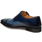Mezlan Bardem Calfskin Shoes Electric Blue