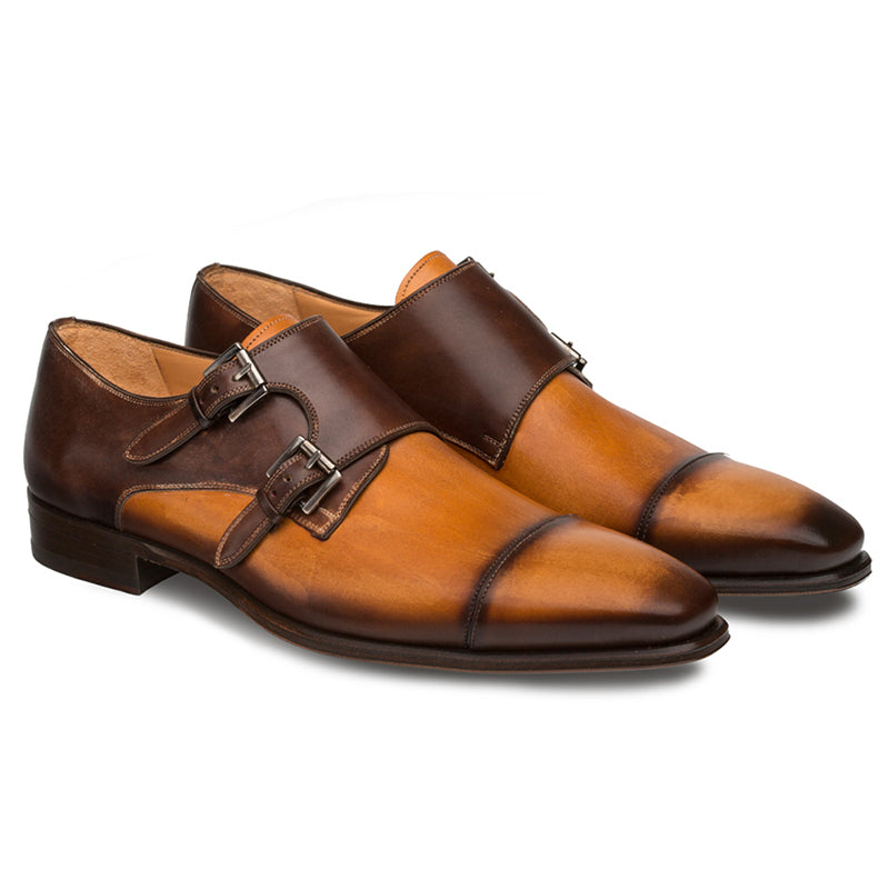 Mezlan Bardem Calfskin Shoes Tan / Brown