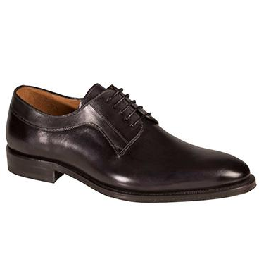 Mezlan Basel Plain Toe Derby Shoes Graphite