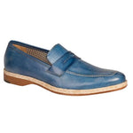 Mezlan Battani Penny Loafers Blue