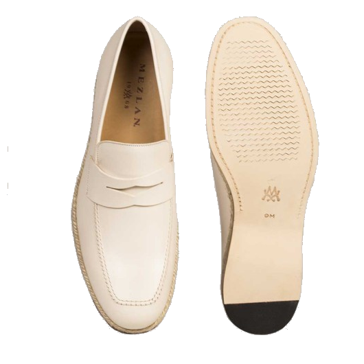 Mezlan Battani Penny Loafers Bone