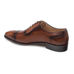 Mezlan Belgrade Cap Toe Oxford Cognac