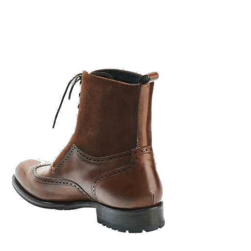Mezlan Benalva Wingtip Boots Cognac