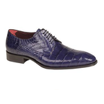 Mezlan Bernard Alligator Lace Up Shoes Jeans