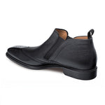 Mezlan Bexley Wing Tip Ankle Boots Black
