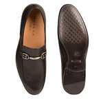 Mezlan Binet Calfskin Bit Loafers Black