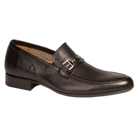 Mezlan Binet Calfskin Bit Loafers Black