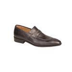 Mezlan Bione Calfskin Penny Loafers Graphite