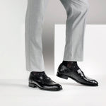 Mezlan Bixby Penny Loafers Black