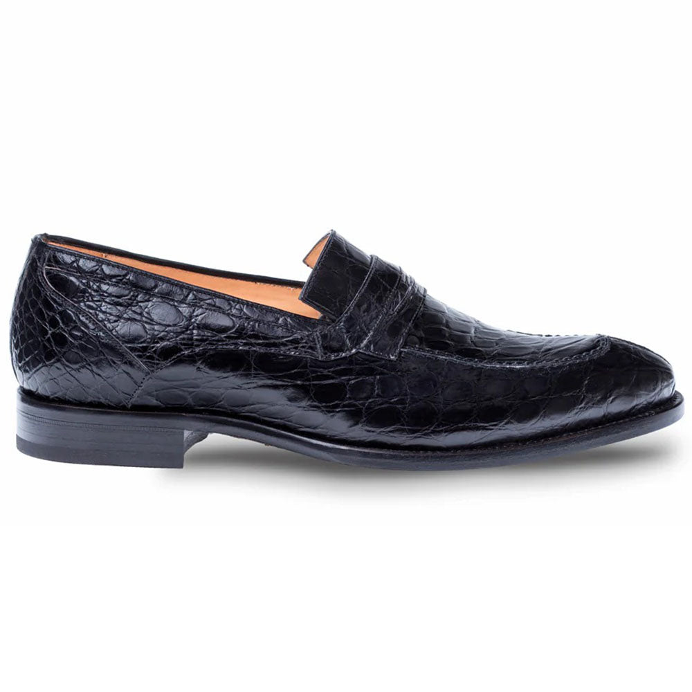 Mezlan Bixby Penny Loafers Black