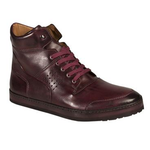 Mezlan Bolzano Hi Top Sneakers Burgundy