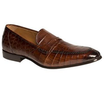 Mezlan Bordone Alligator Penny Loafers Sport
