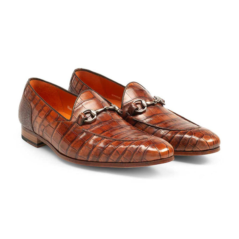 Mezlan Borgese Slip On Shoes Gold