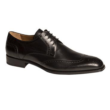 Mezlan Bosch Wingtip Derby Burnished Black