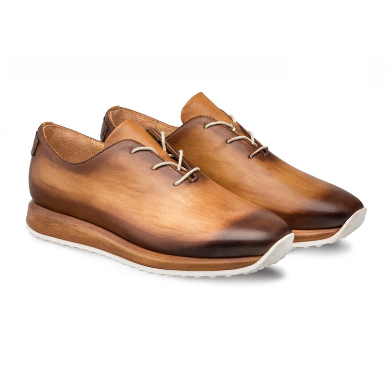 Mezlan Brahman Dress Sneakers Honey/Cognac
