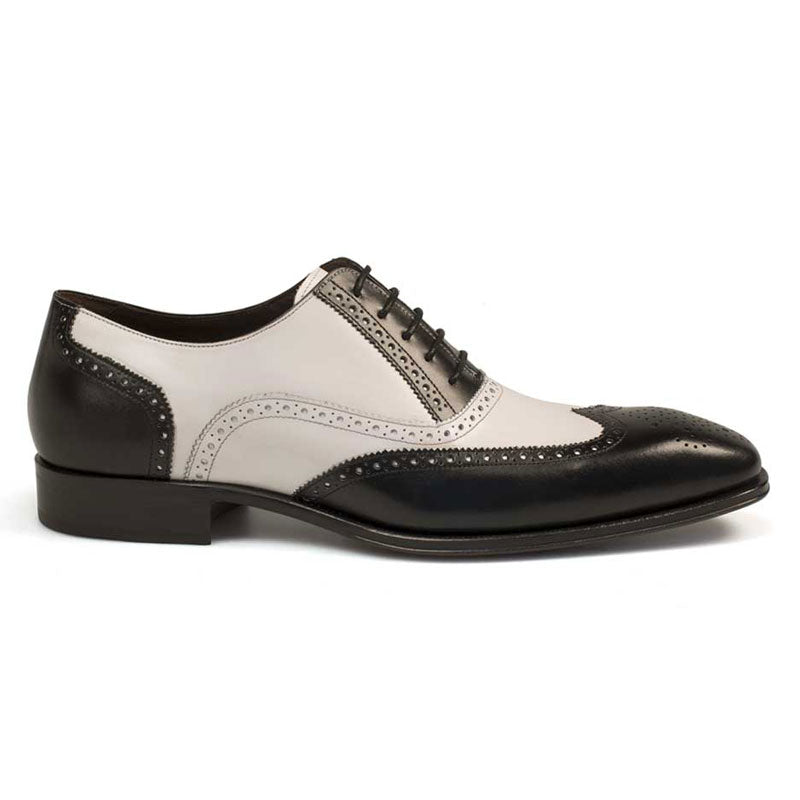 Mezlan Brookes Oxford Shoes Black / White