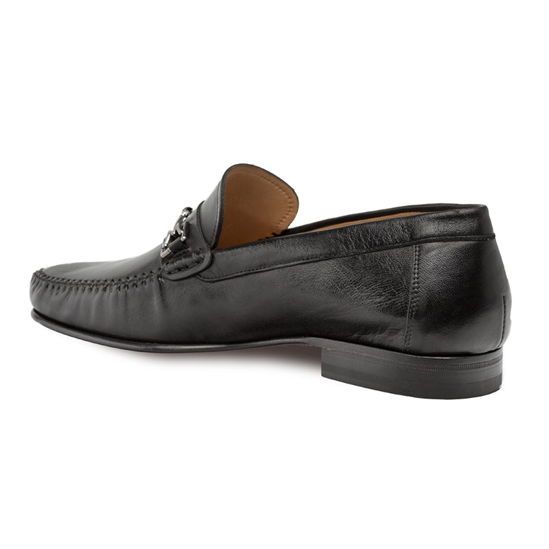 Mezlan Brussels Handsewn Moccasin Black