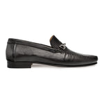 Mezlan Brussels Handsewn Moccasin Black