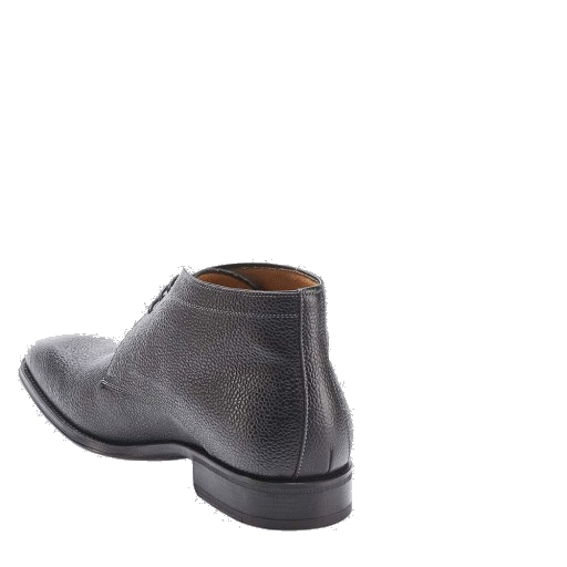 Mezlan Cabra Embossed Calfskin Boots Black