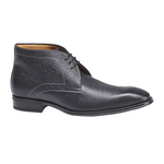 Mezlan Cabra Embossed Calfskin Boots Black