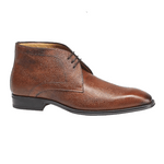 Mezlan Cabra Embossed Calfskin Boots Cognac