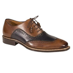 Mezlan Cadiz Spectactor Oxfords Cognac / Blue