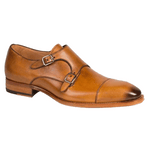 Mezlan Cajal Double Monk Strap Shoes Honey