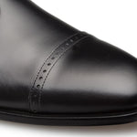 Mezlan Calfskin Cap Toe Oxfords Black