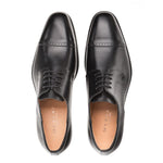 Mezlan Calfskin Cap Toe Oxfords Black