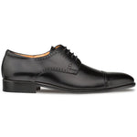 Mezlan Calfskin Cap Toe Oxfords Black