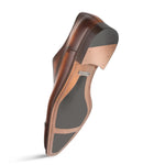 Mezlan Calfskin Folded-Seam Oxfords Cognac (E20245)