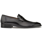 Mezlan Calfskin Penny Loafers Black