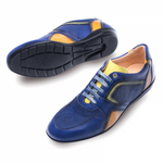 Mezlan Campo Calfskin Sneakers Blue Multi