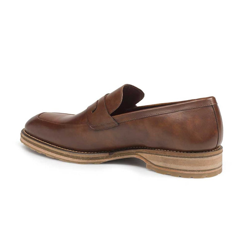 Mezlan Cantonia Calfskin Penny Loafer Brown