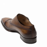 Mezlan Cartago Monk Strap Shoes Cognac