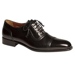 Mezlan Casado Medallion Cap Toe Oxfords Black
